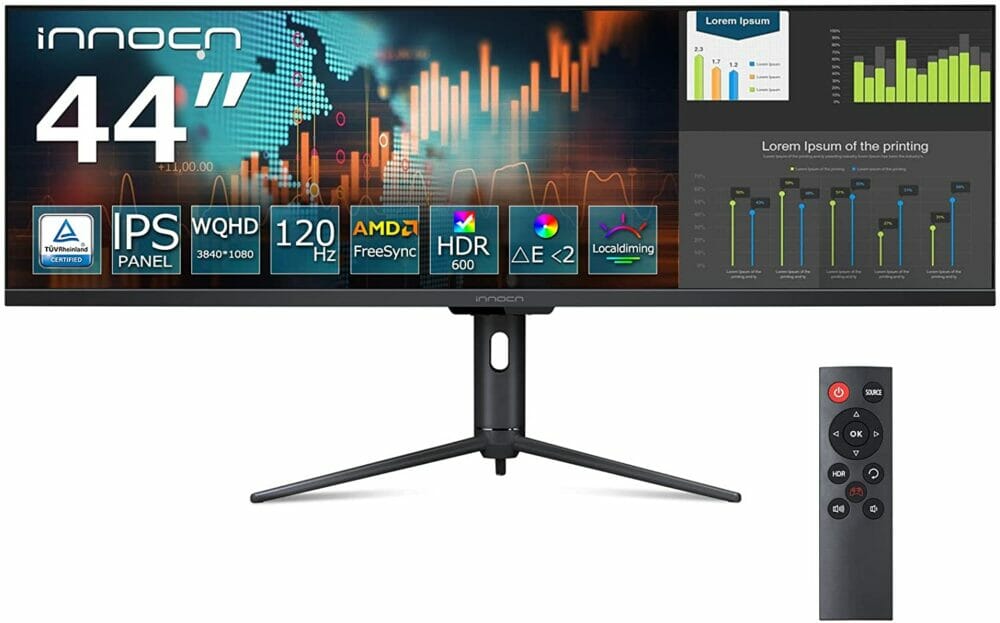 値下げ】innocn 43.8インチウルトラワイドモニタ 本体 innocn-wr44-plus-release-