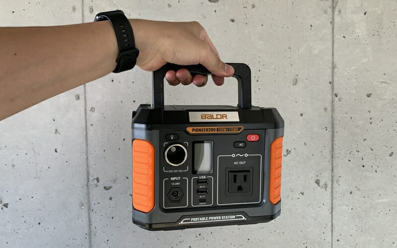 BALDR PIONEER 200』レビュー | 軽量＆コンパクト！持ち運びに最適な