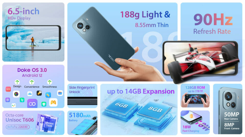 Blackview OSCAL C80』発表！AliExpressにて大幅割引価格で購入可能に