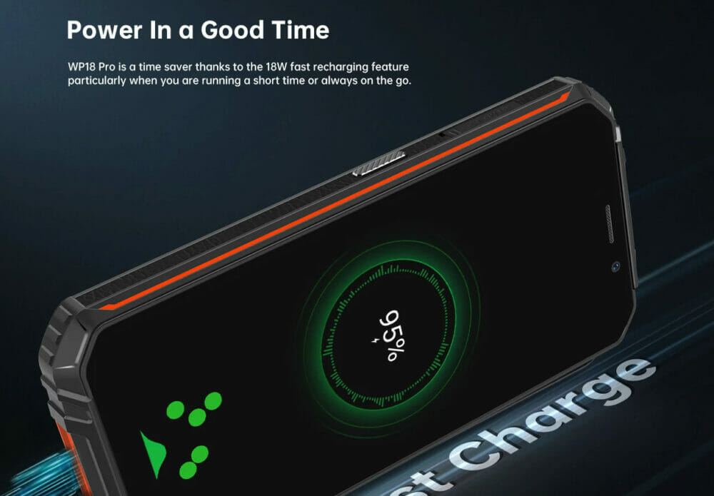 OUKITEL WP18 Pro」発売！大容量バッテリー搭載のタフネス