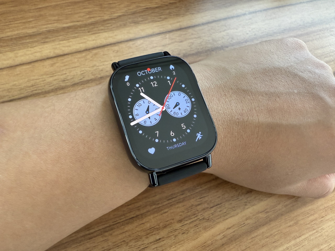 ウォッチを起動した様子