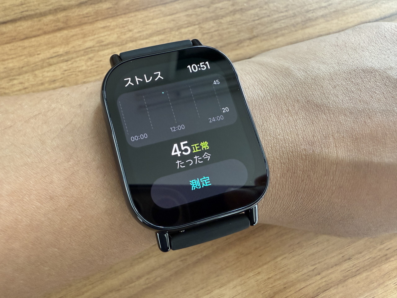 ストレス計測画面