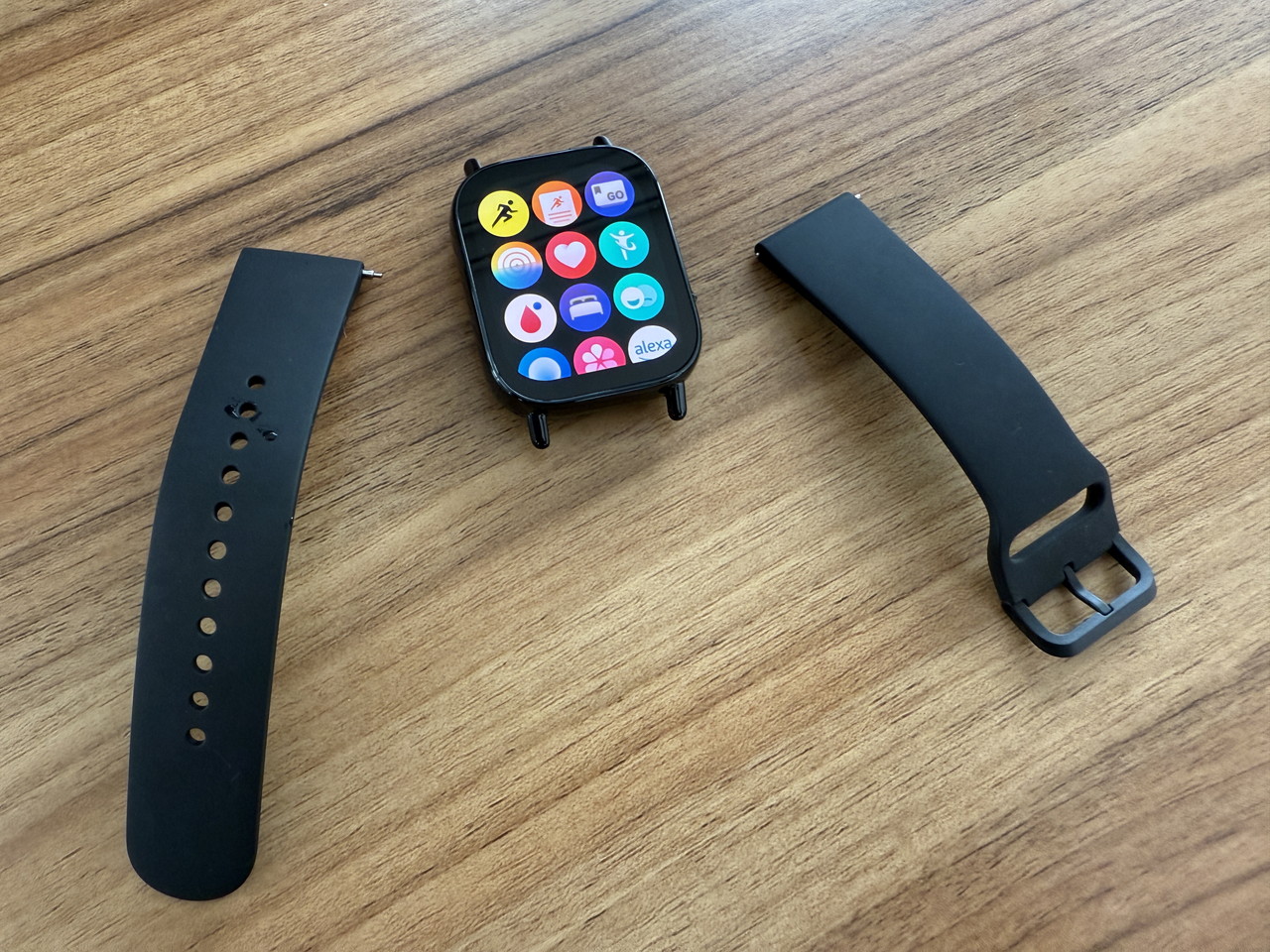 ストラップを取り外した様子