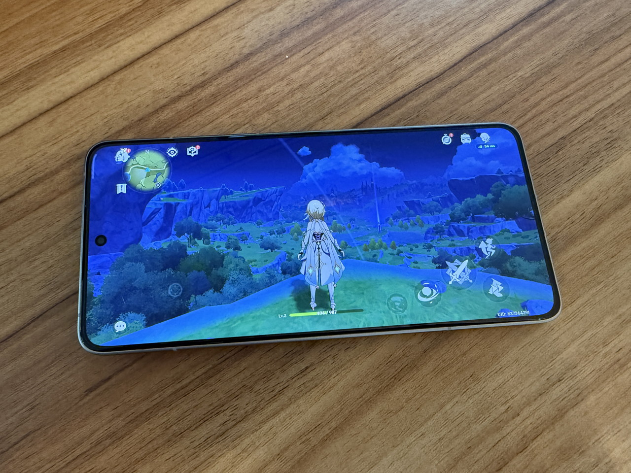 原神プレイの様子