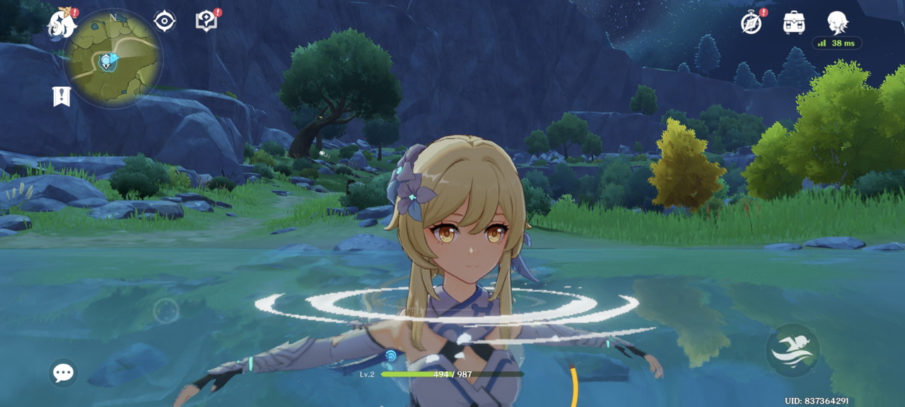 原神プレイの様子3