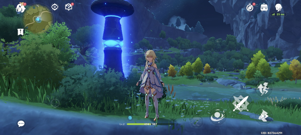 原神プレイの様子4