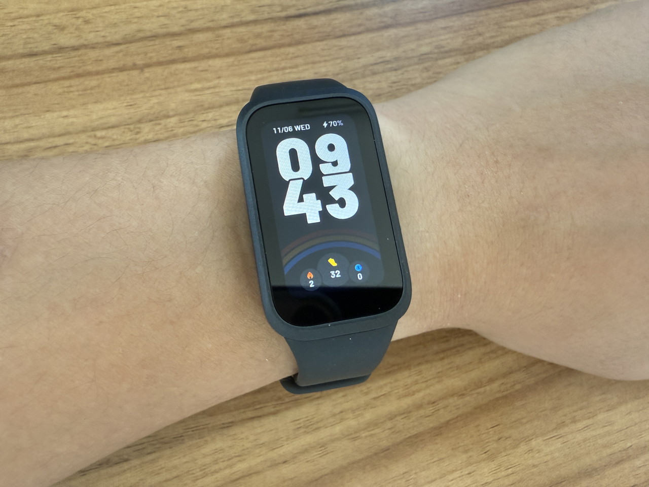 Xiaomi Redmi Band 3を起動した様子