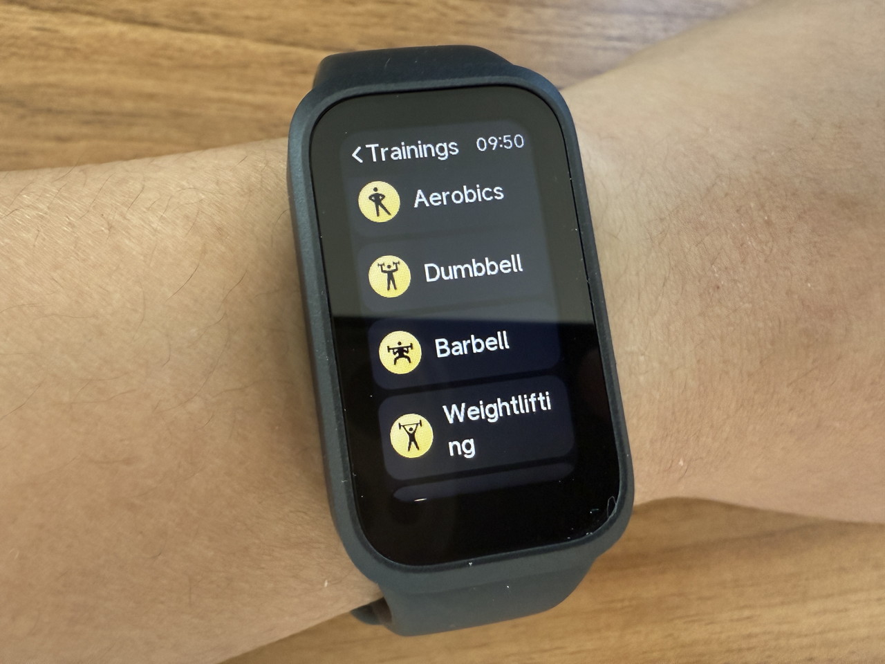 ワークアウト選択画面2