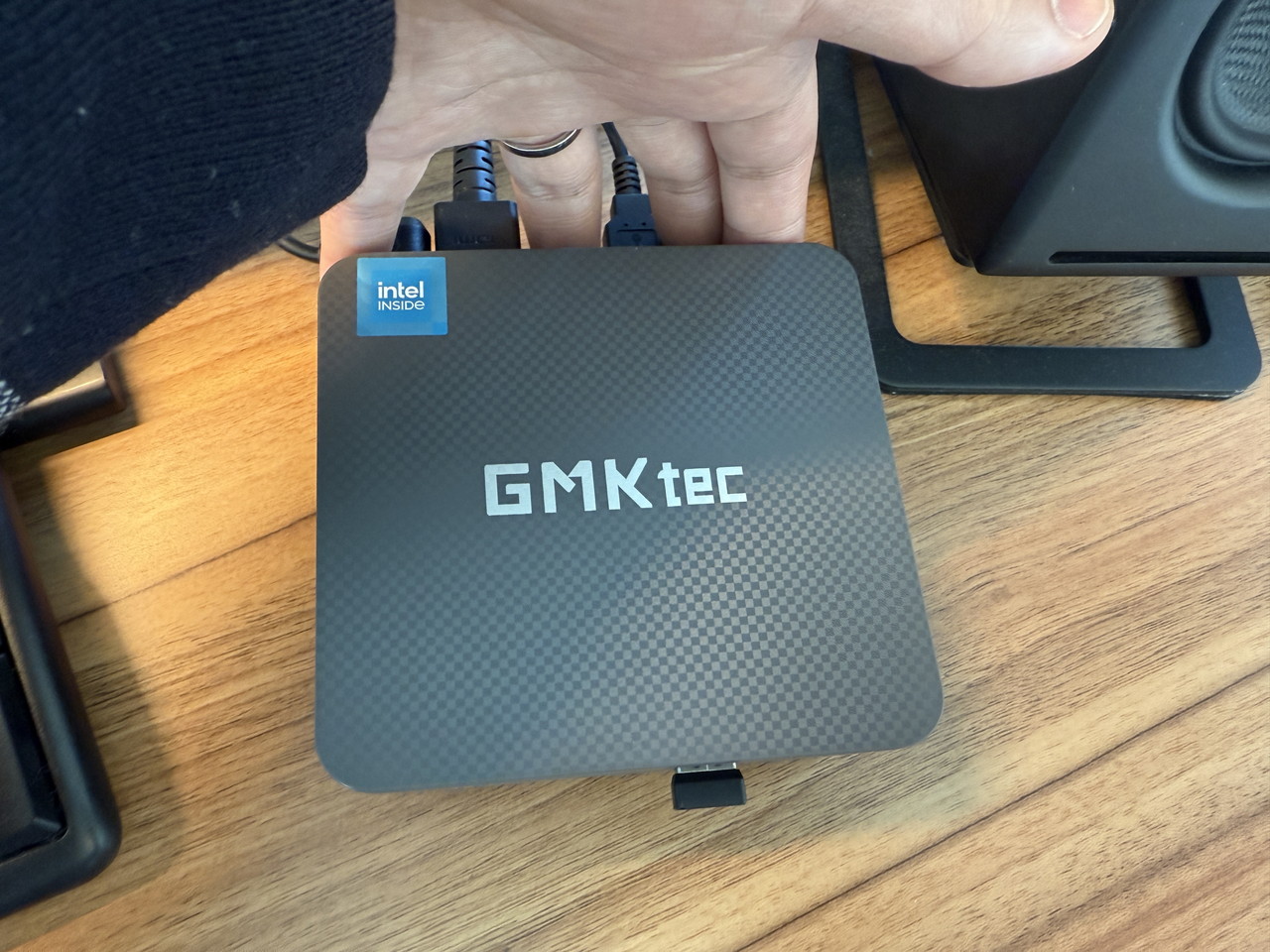 筐体後部の熱の確認