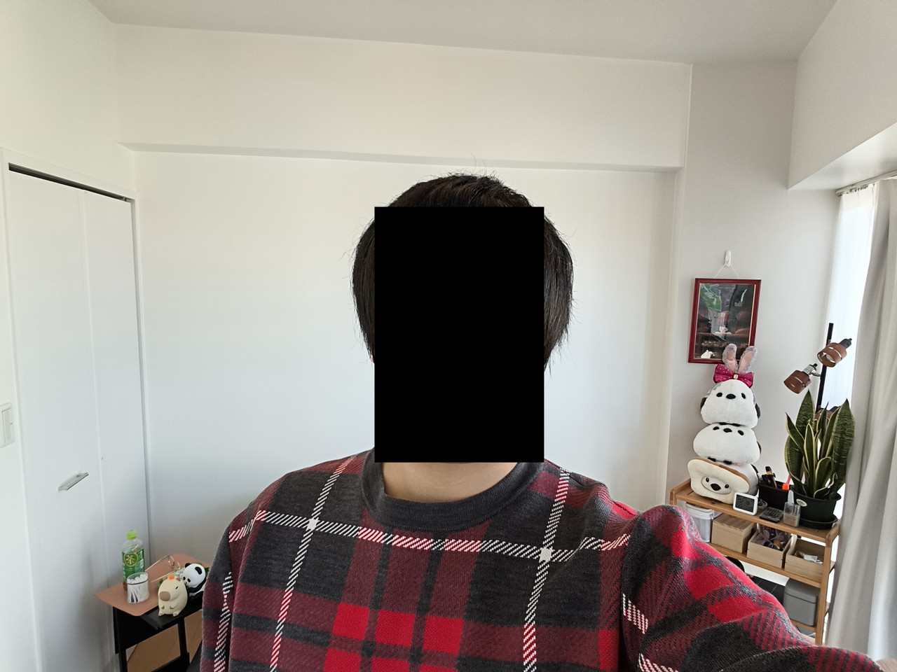 実際にフロント(前面)カメラで撮影した写真