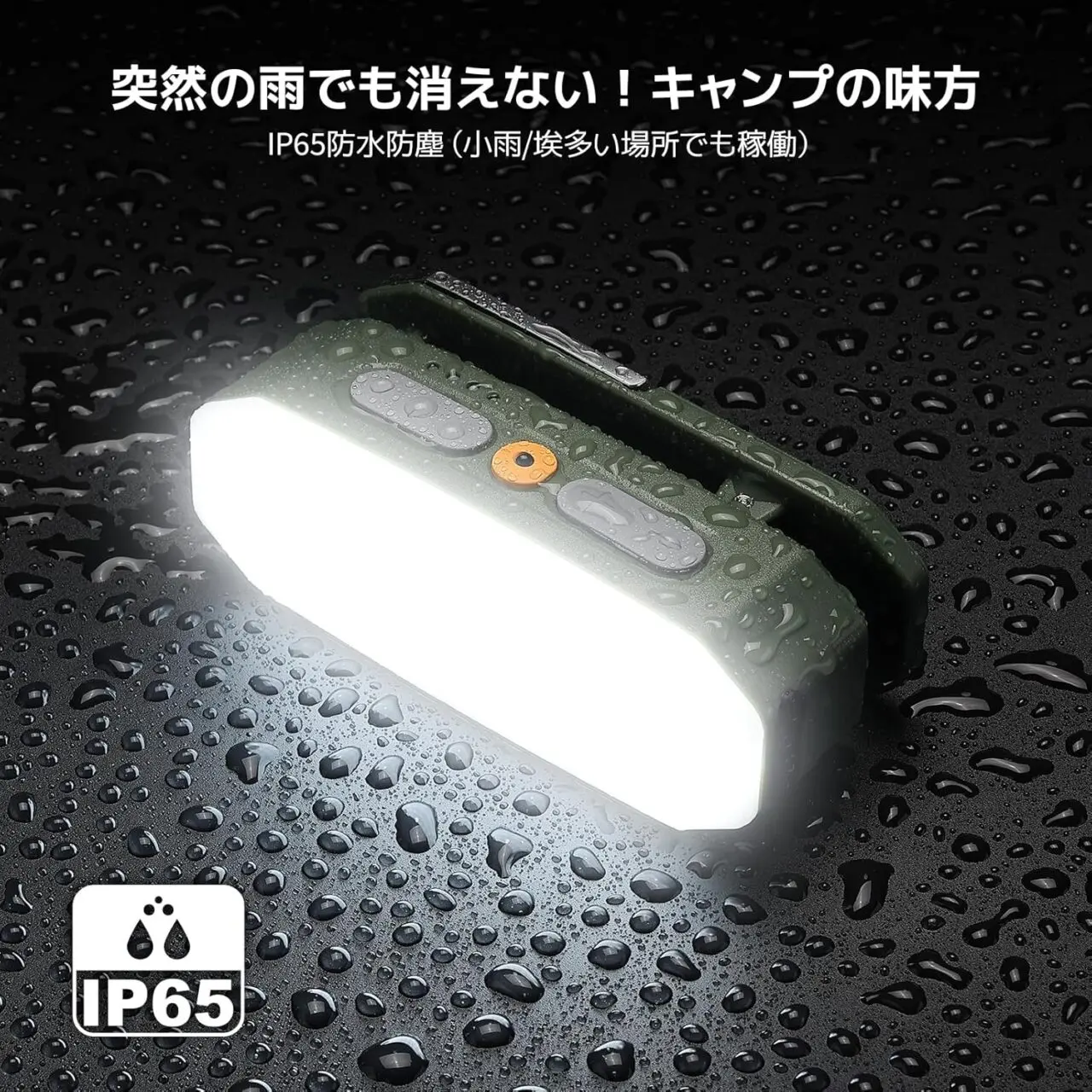 IP68等級の防水防塵仕様