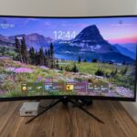 KTC H32S17FでPC画面を表示している