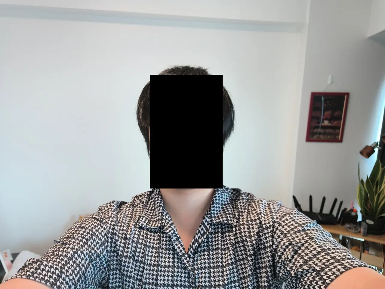 実際にフロント(前面)カメラで撮影した写真