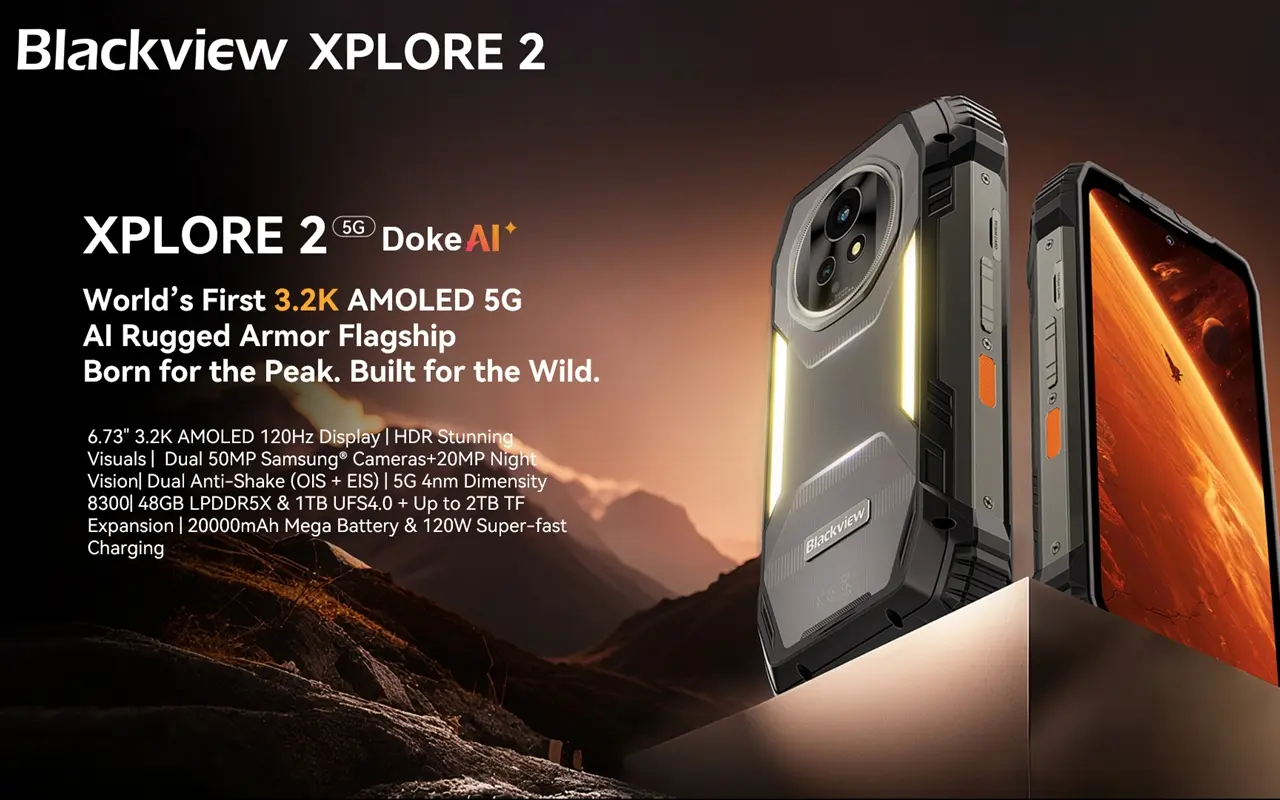 Blackview XPLORE 2のキービジュアル