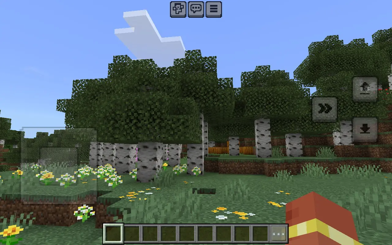 マインクラフトプレイ画面2