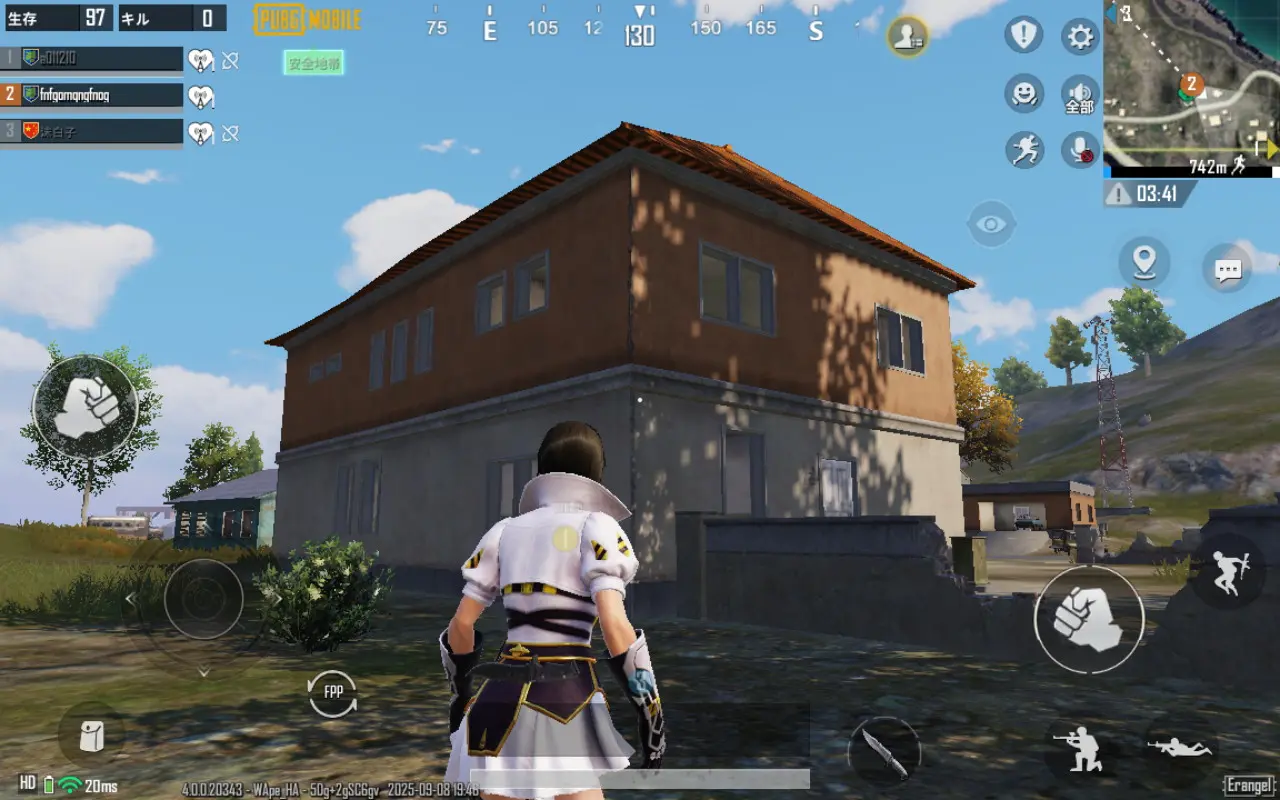 PUBGプレイ画面3