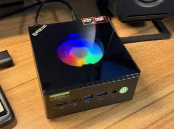 起動中のGMKtec K11