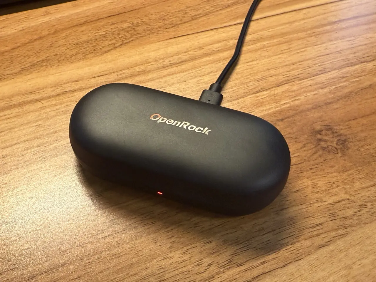 OpenRock Link 20のケースを充電している様子