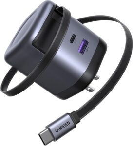 65W 巻き取り式充電器