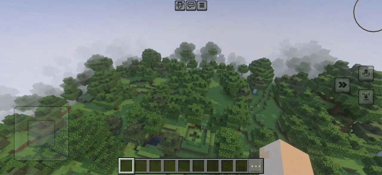 マインクラフトのプレイ画面4