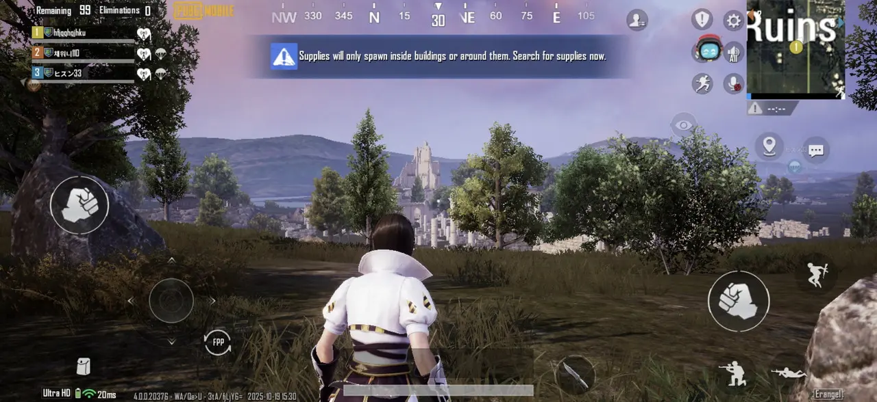 PUBGプレイ画面4