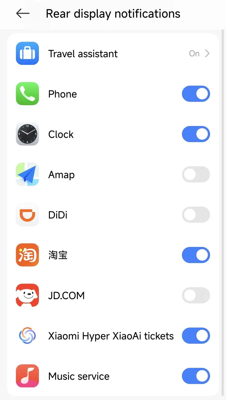 中国版「Xiaomi 17 Pro」のサブディスプレイに通知を表示できるアプリ一覧