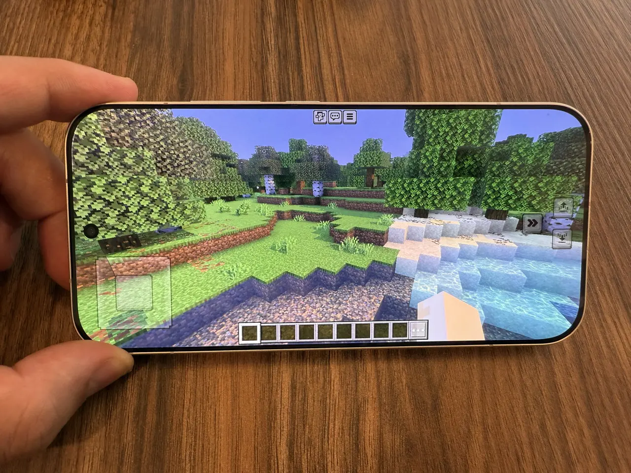 マインクラフトのプレイ画面1