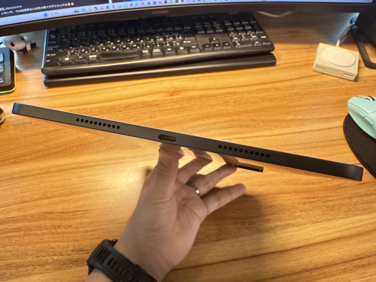 Xiaomi Pad 8の下部インターフェース