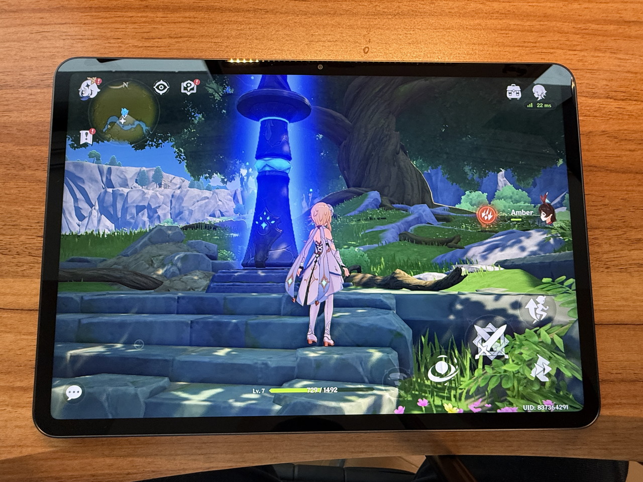 原神のプレイ画面1