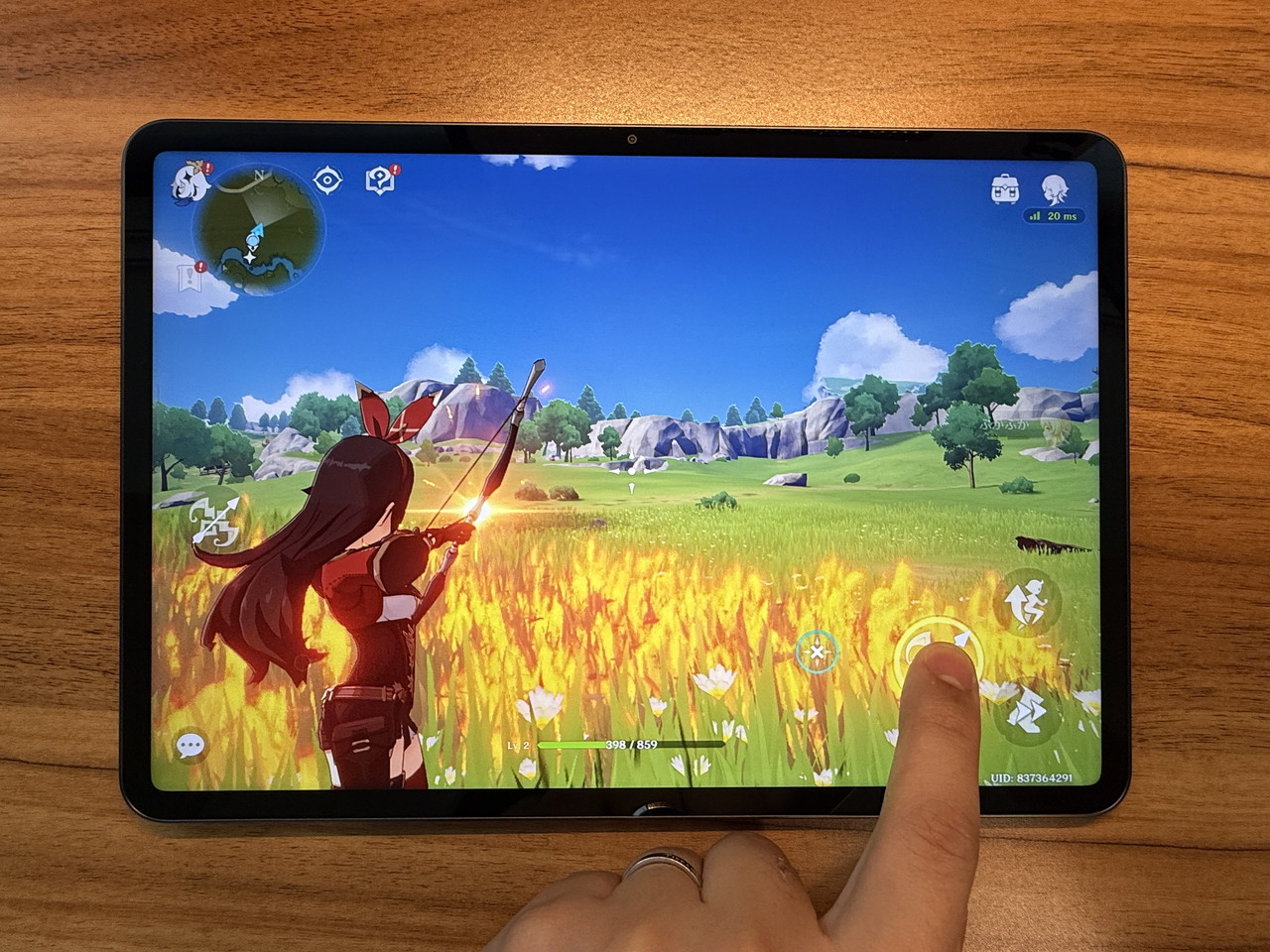 原神のプレイ画面2