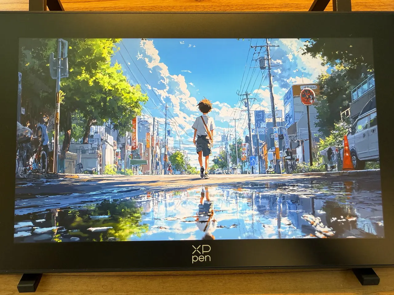 XPPen Artist 12 3rdでイラストを表示している様子