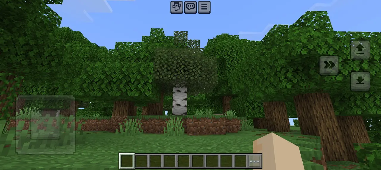 マインクラフトのプレイ画面3