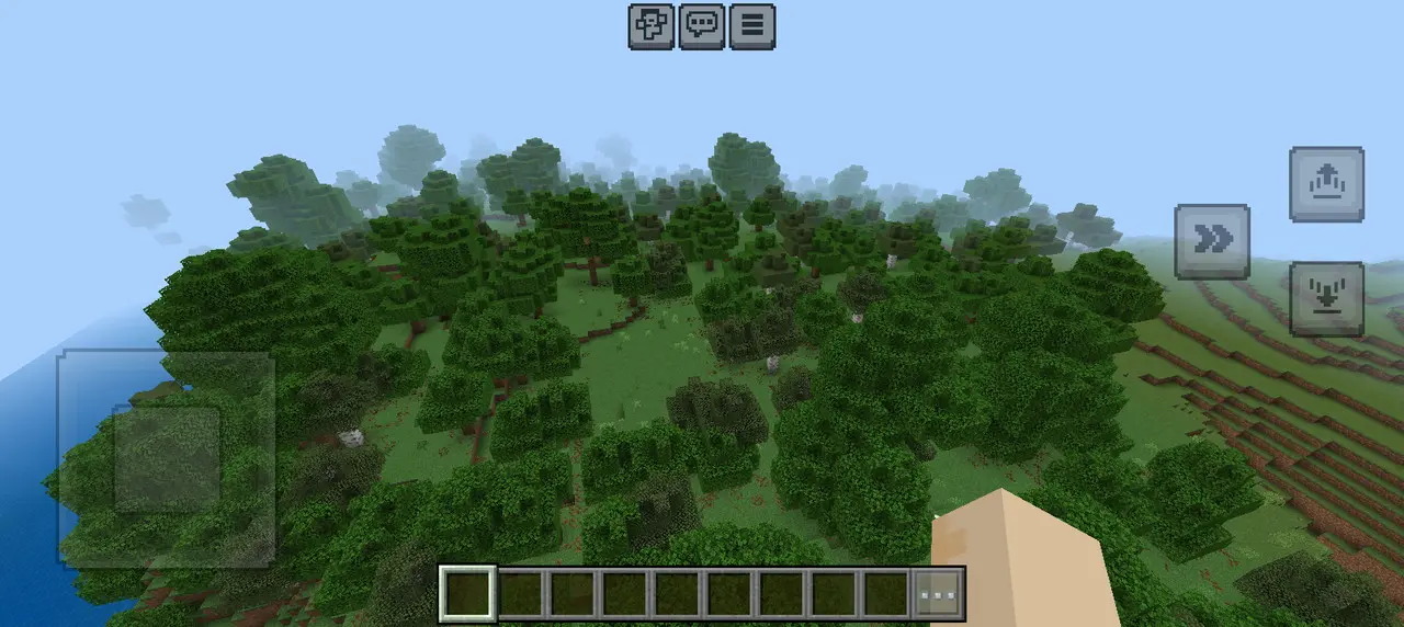 マインクラフトのプレイ画面4