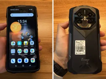 FOSSIBOT F113の前面・裏面