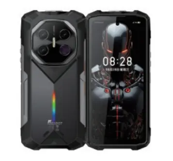 FOSSiBOT F113 with 64MP Long-Range Night Vision Camera, 6.78" 120Hz FHD+, 36GB+256GB, MediaTek Dimensity 7050, 50MP+32MP Cameras, 20000mAh Battery, 50m Strong Flashlight, Colorful Ambient Lighting with Music Rhythm, 5G Rugged Phone