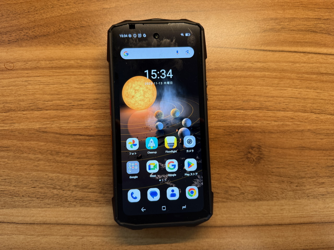 FOSSIBOT F113のトップ画面