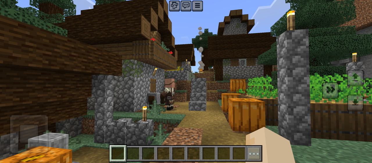 マインクラフトのプレイ画面2