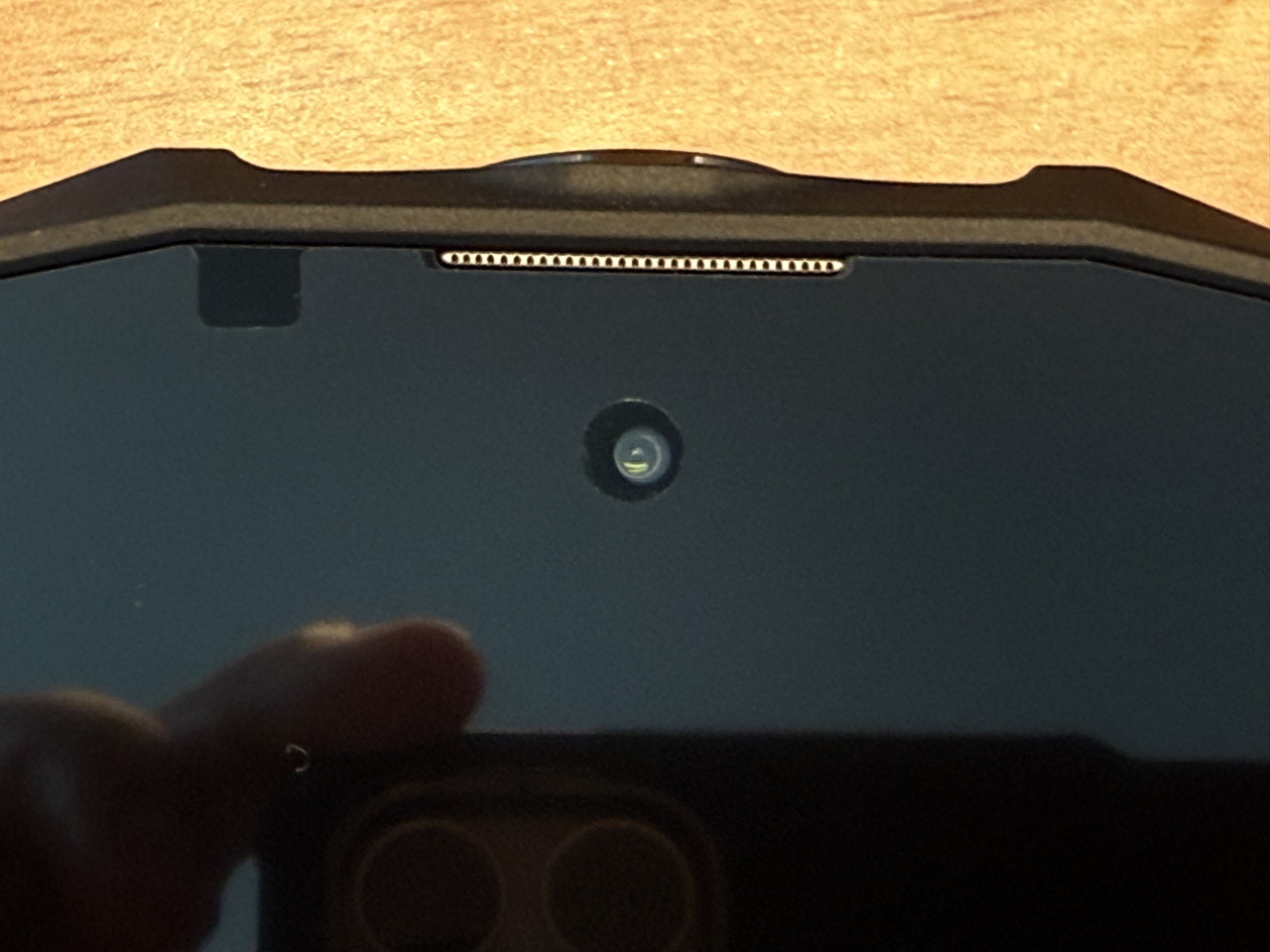 FOSSIBOT F113のフロントカメラ