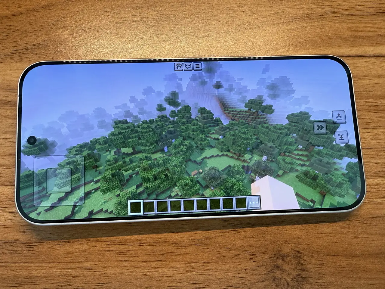 マインクラフトのプレイ画面3