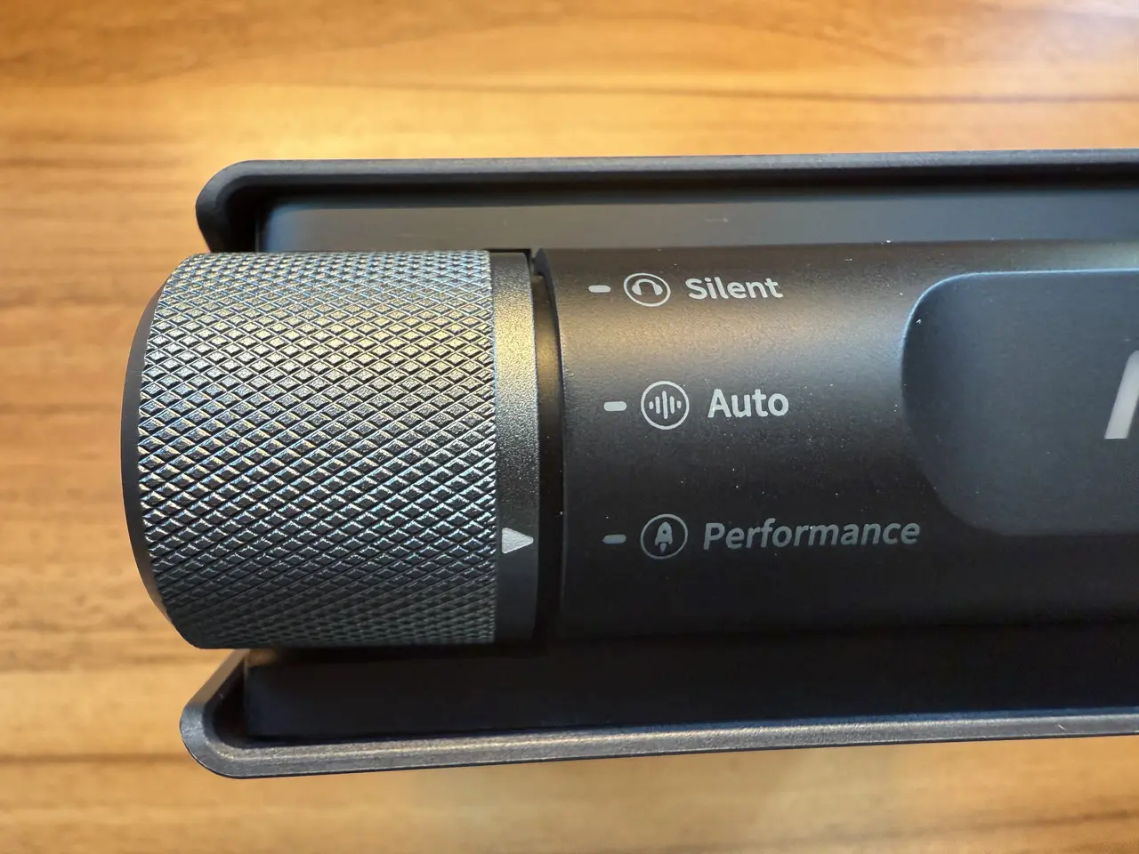 ACEMAGIC S3Aのパフォーマンス切替ノブ