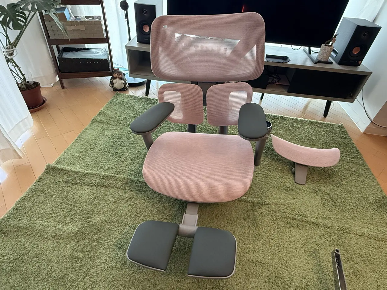 座面から上の部分