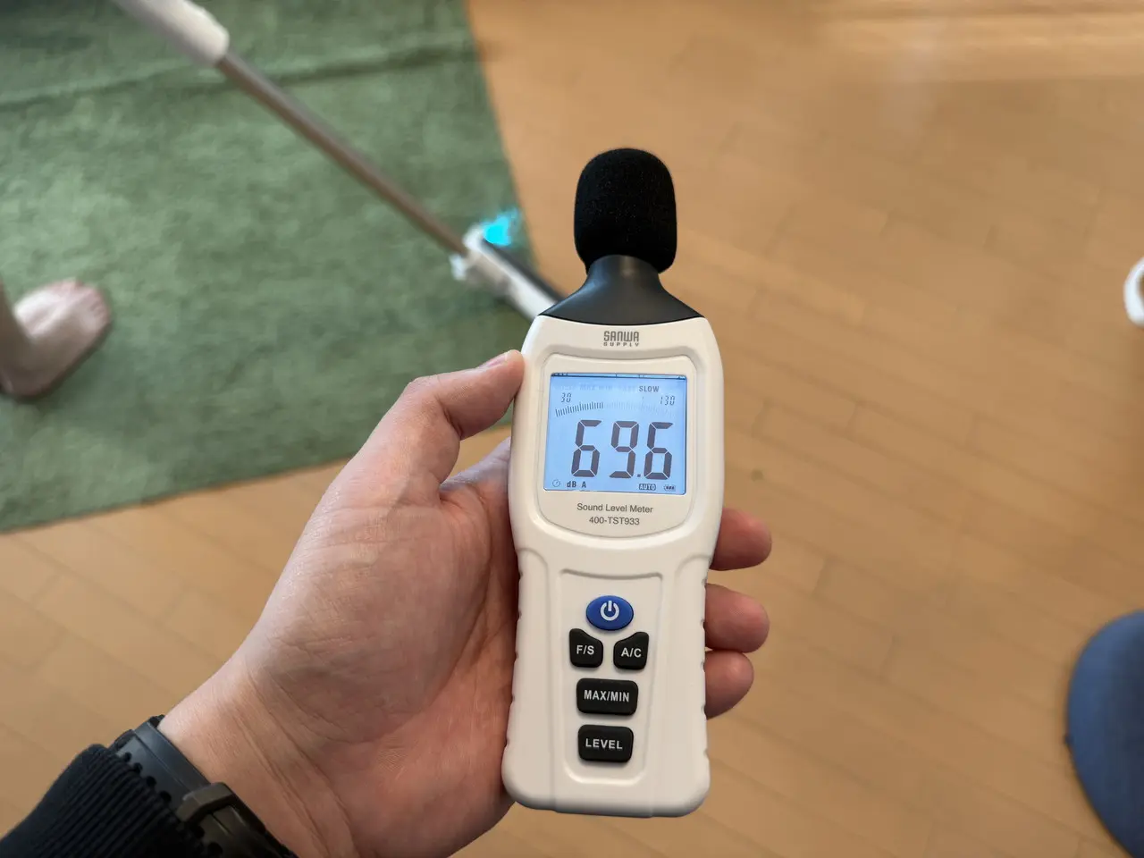 ターボモード時の騒音レベル