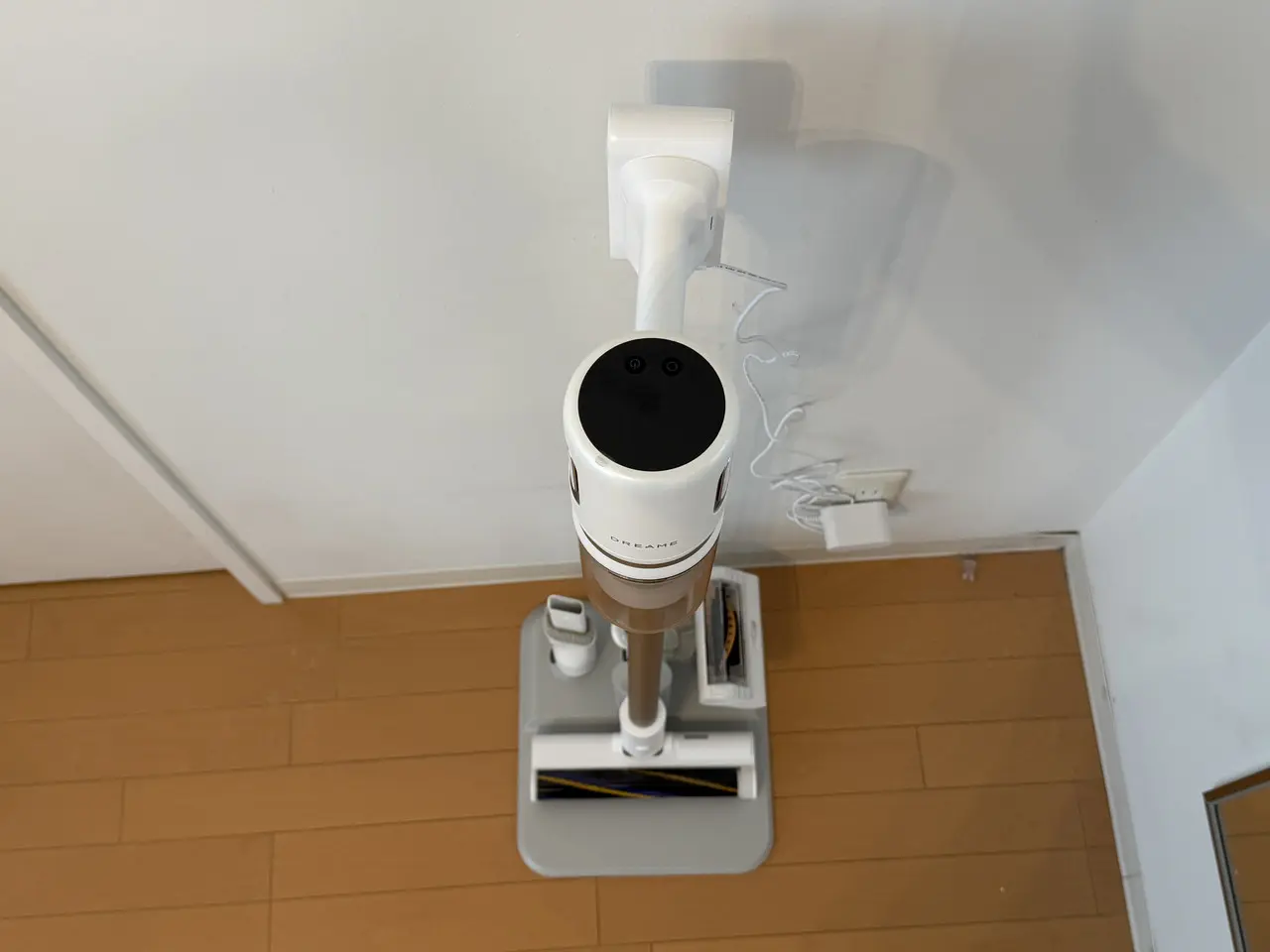 収納ベースを真上から見た様子