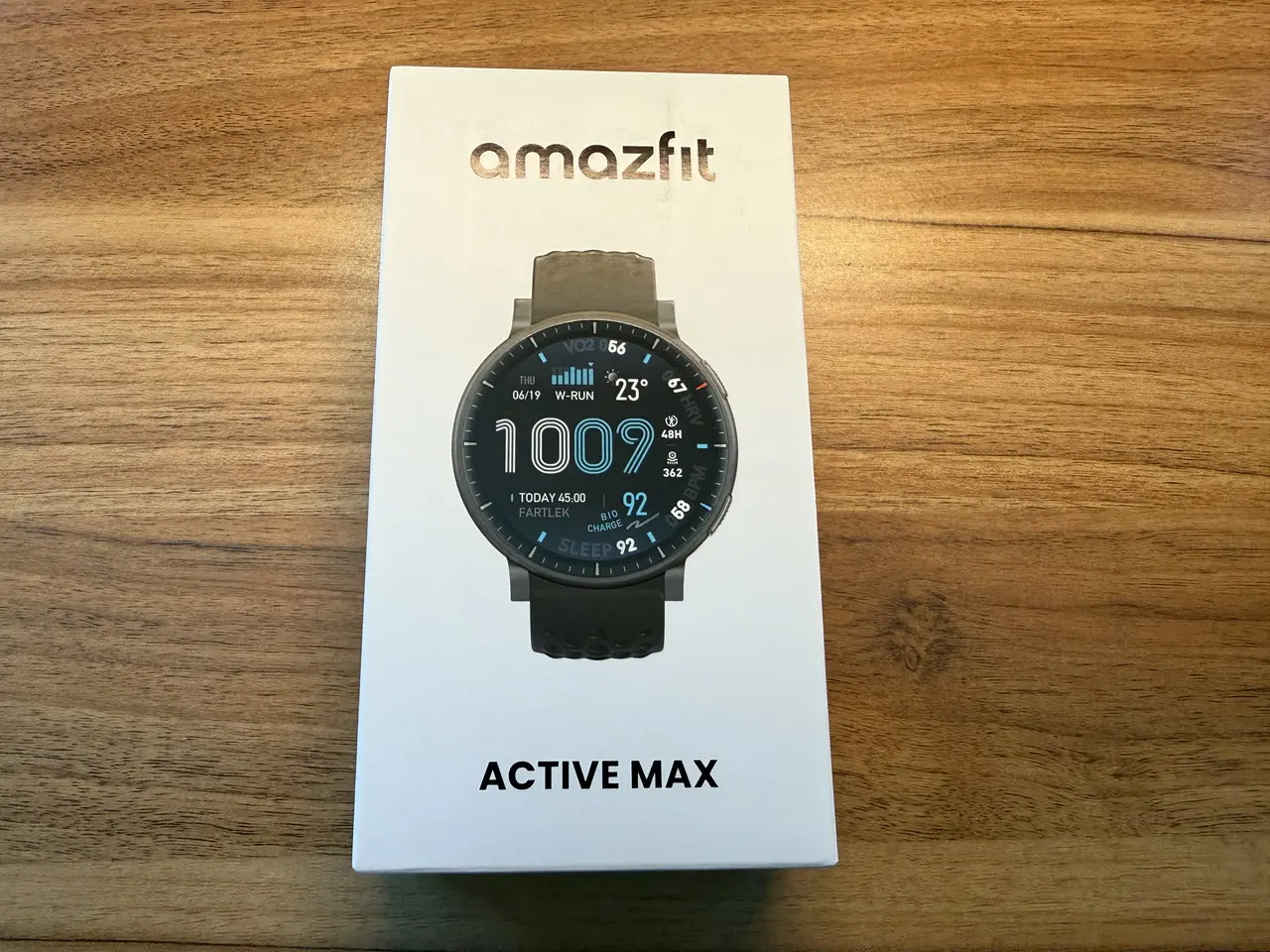 Amazfit Active Maxの外箱