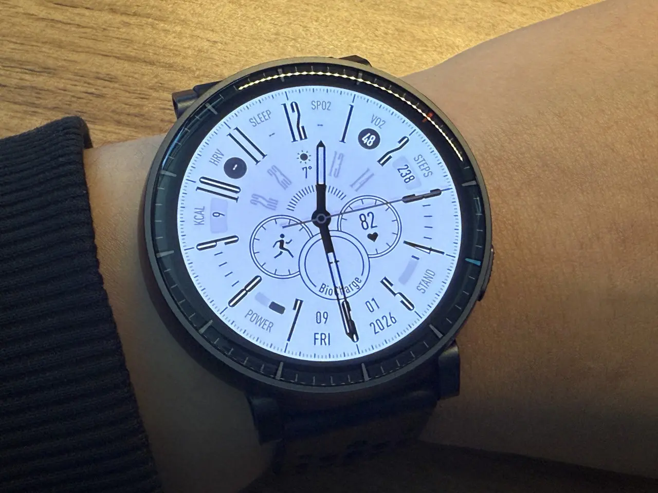 通常画面表示中のAmazfit Active Max