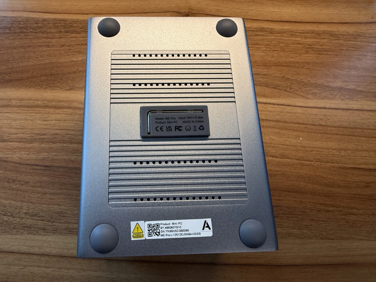 Beelink ME Proの底部
