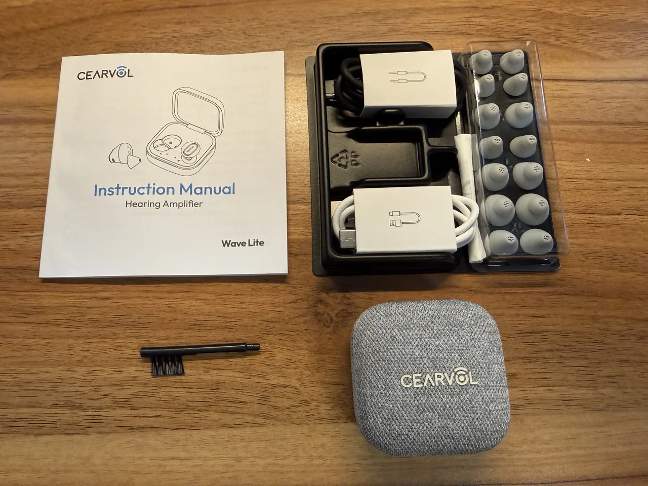 Cearvol Wave Liteのパッケージ付属品一式