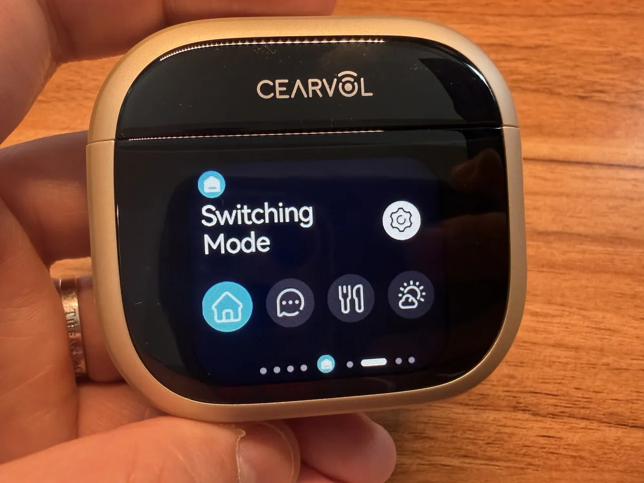 モード切替画面