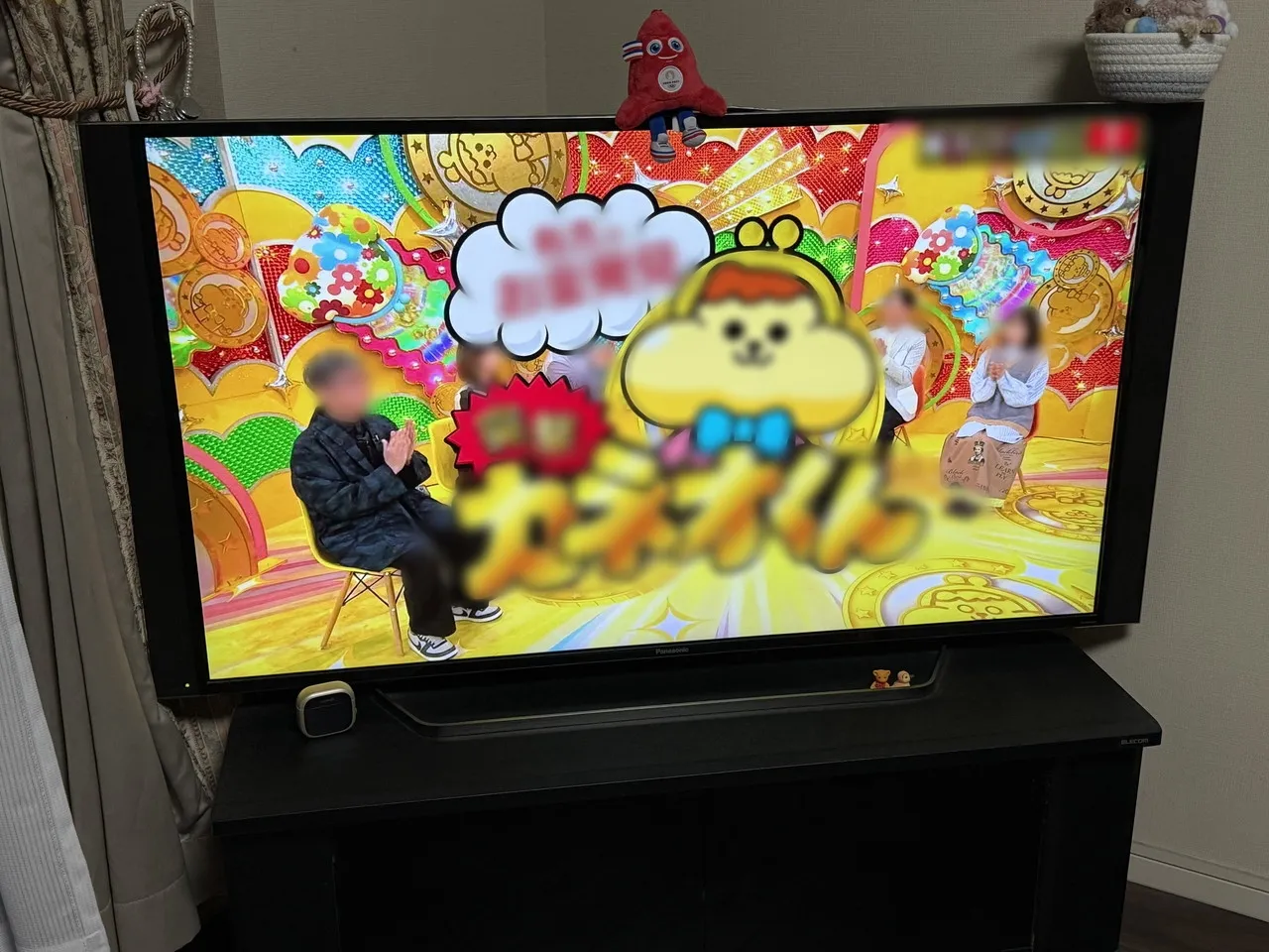 リモートマイク機能でテレビ音を拾っている
