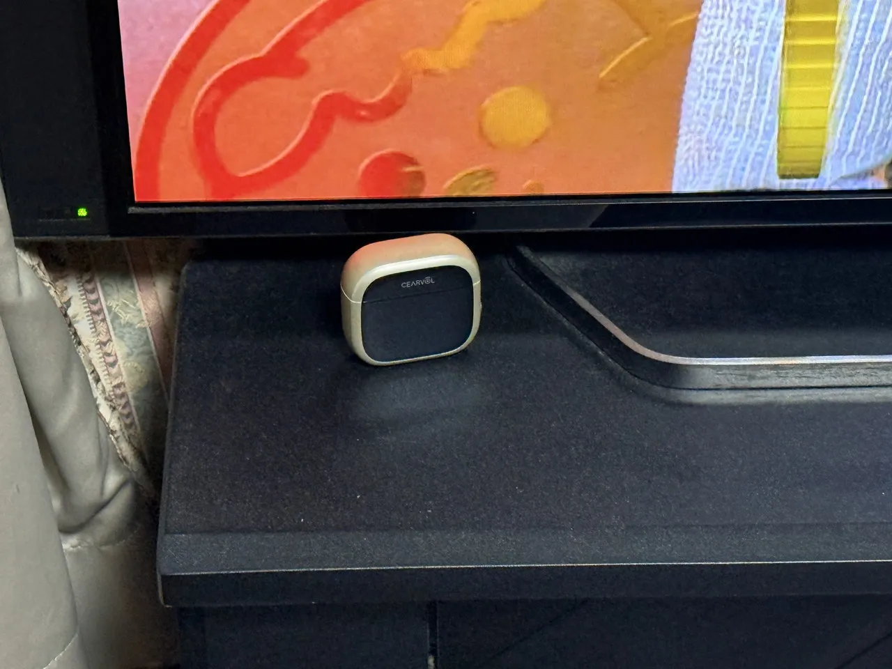 リモートマイク機能でテレビ音を拾っている(ズーム)